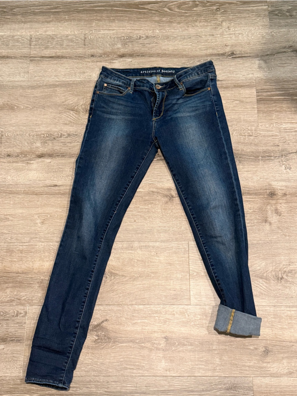 Articles Of Society Dark Indigo Skinny Jeans